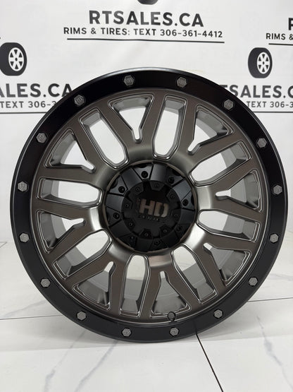 17x8 Fast HD Menace Rims 6X139