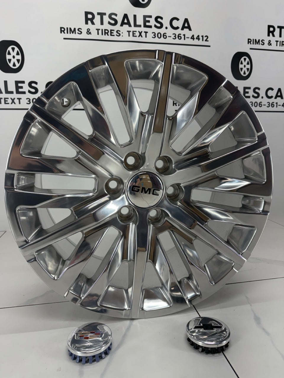 20x9 GM High Country Polished Replica Rims 6x139.7