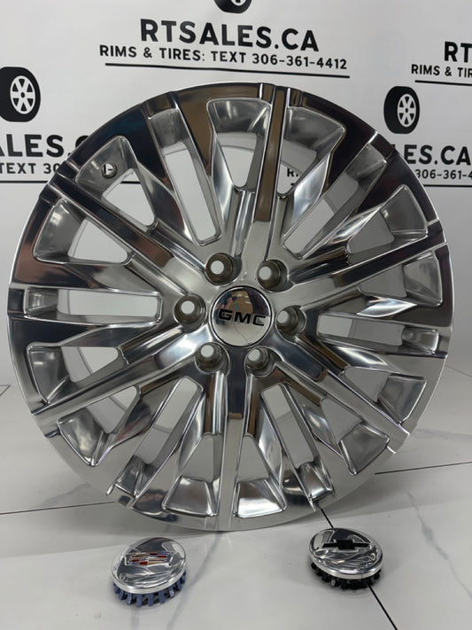 20x9 GM High Country Polished Replica Rims 6x139.7