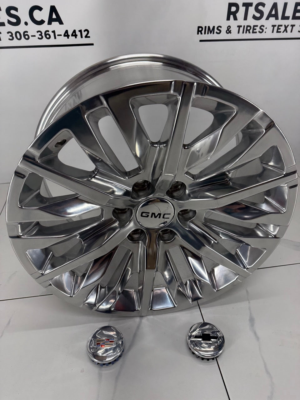 20x9 GM High Country Polished Replica Rims 6x139.7