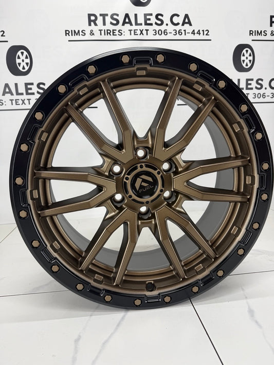 20x9 Fuel Rebel Rims 6x135