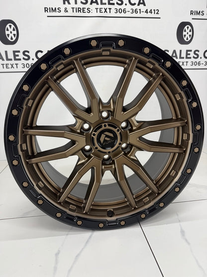 20x9 Fuel Rebel Rims 6x135