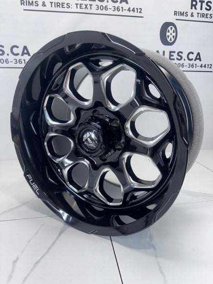 20x10 Fuel Scepter Rims 6x139.7