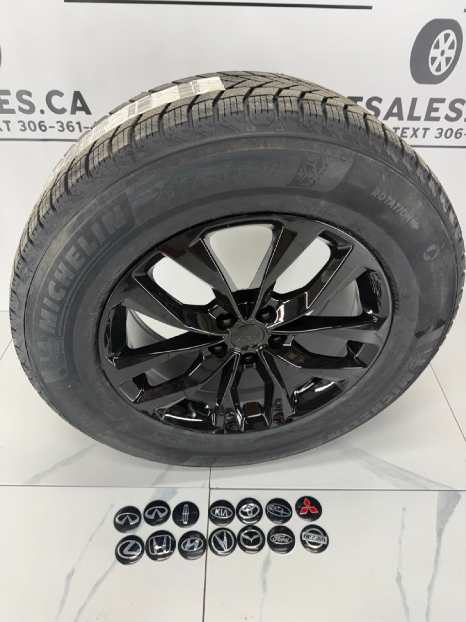 Michelin X-Ice Snow Winter Tires on 18" Rims 5x114.3
