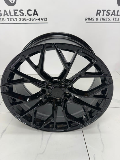 20x9 LX4 Rims 5x120 +35  Gloss Black