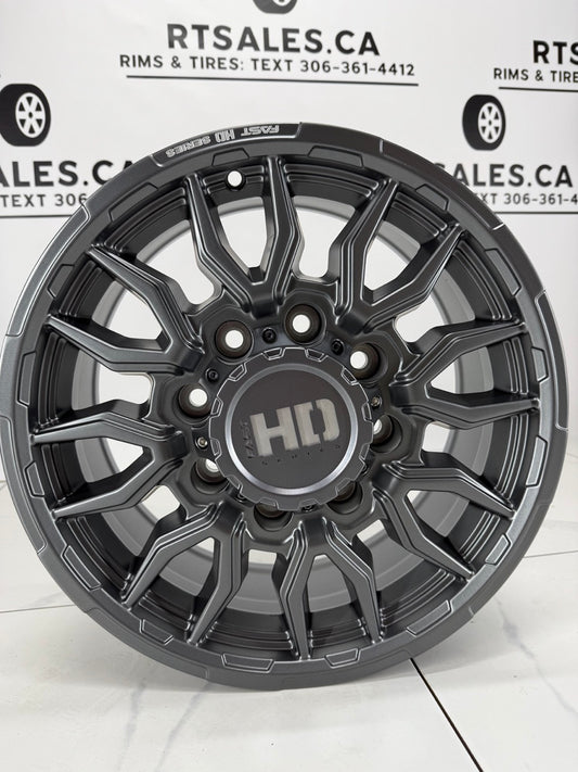 8×165 Fast HD Grit Rims – 17" & 18"