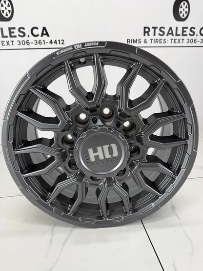 8×165 Fast HD Grit Rims – 17" & 18"