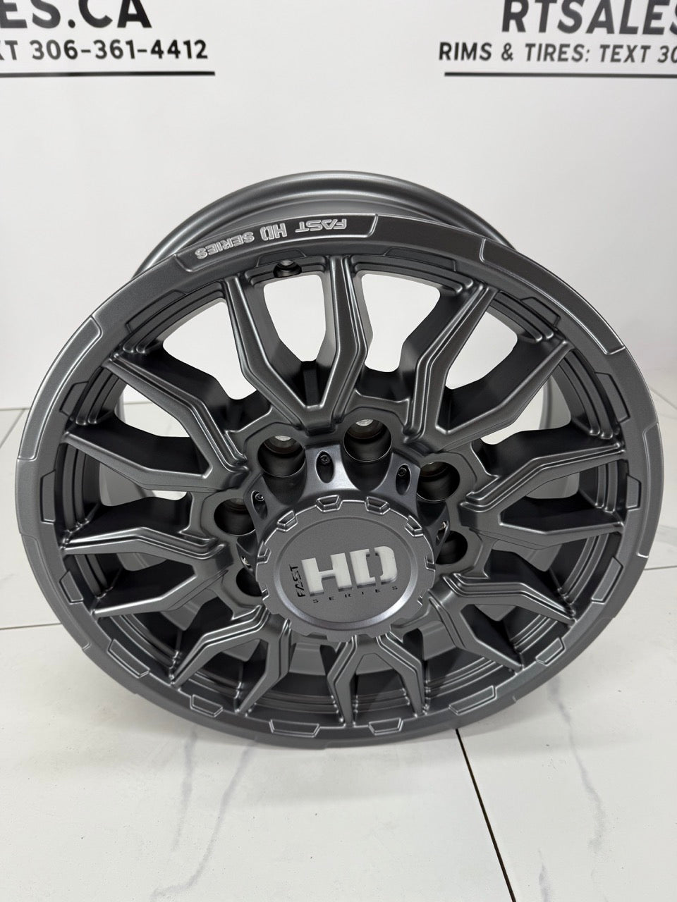 8×165 Fast HD Grit Rims – 17" & 18"