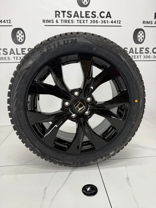 Sailun Winter tires on 17" Replica Rims 5x114.3 Honda Acura