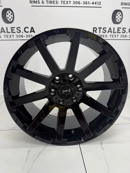 20x9 Gloss Black Ruffino Rims 6x135 6x139