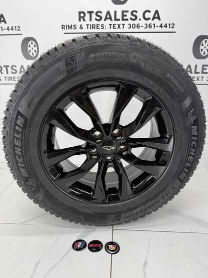 Studded Michelin Winter Tires on 17" Rims 5x115