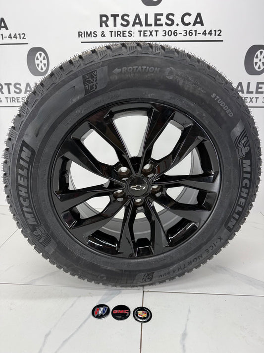 Studded Michelin Winter Tires on 17" Rims 5x115