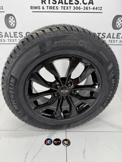 Studded Michelin Winter Tires on 17" Rims 5x115