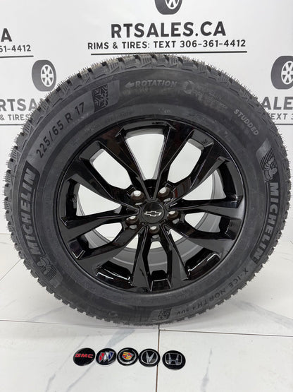 StuddedMichelin X-Ice Snow Winter Tires on 18" Rims 5x120