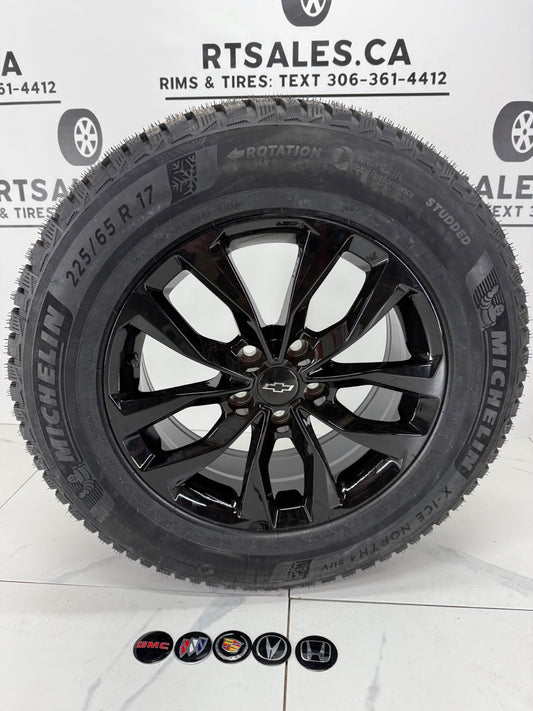 StuddedMichelin X-Ice Snow Winter Tires on 18" Rims 5x120