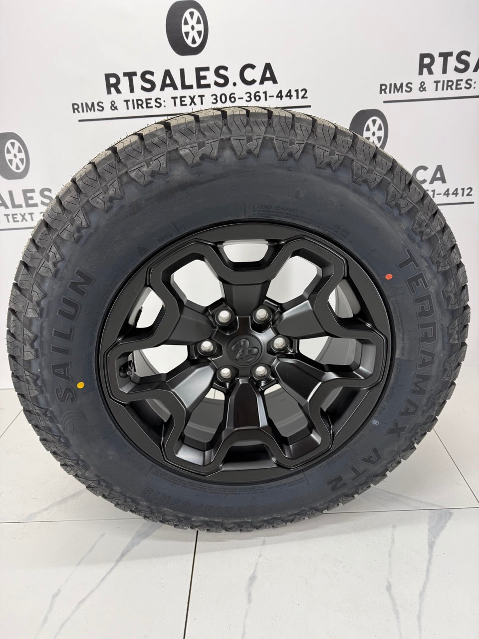 Sailun AT2 All Weather Tires on 18" Ram TRX Replica Rims 6x139