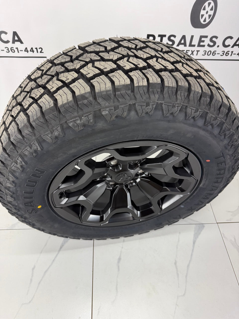 Sailun AT2 All Weather Tires on 18" Ram TRX Replica Rims 6x139