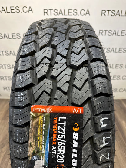 LT 275/65/20 Sailun TERRAMAX 3PMS A/T E All Weather Tires - R&T Sales 