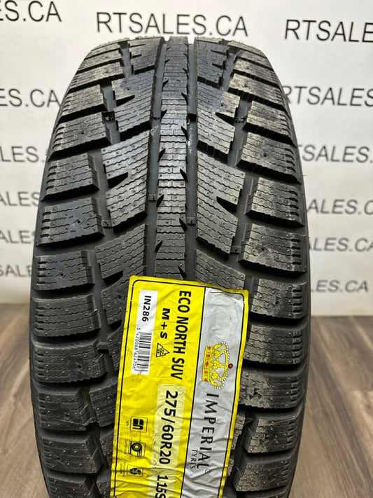 275/60/20 Imperial Eco North SUV Studdable Winter Tires