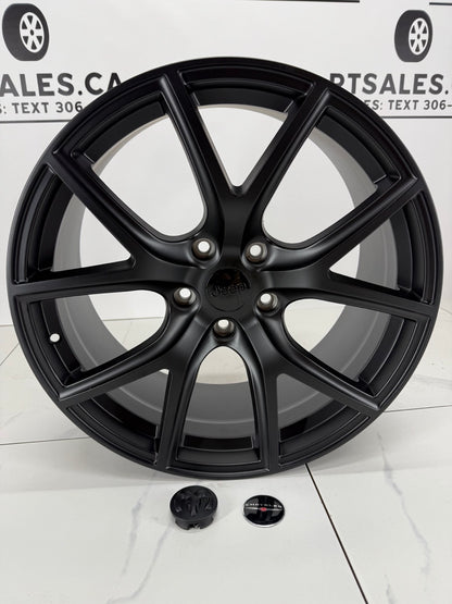 20x9 R217 Satin Black Replika Rims 5x127