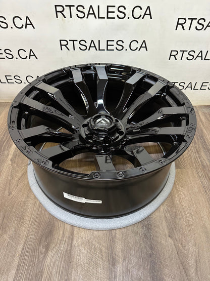 22x10 Fuel Blitz Rims 6x135