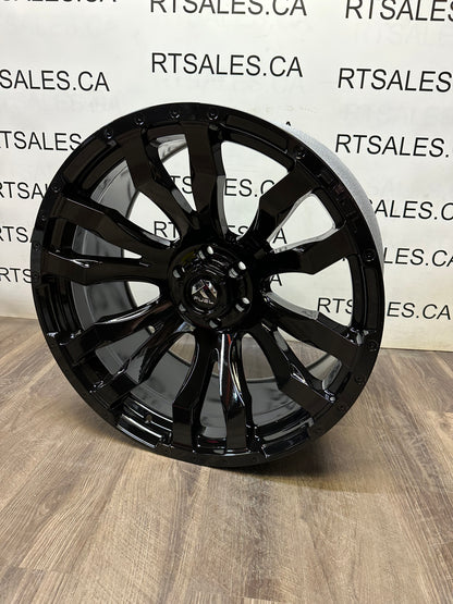 22x10 Fuel Blitz Rims 6x135