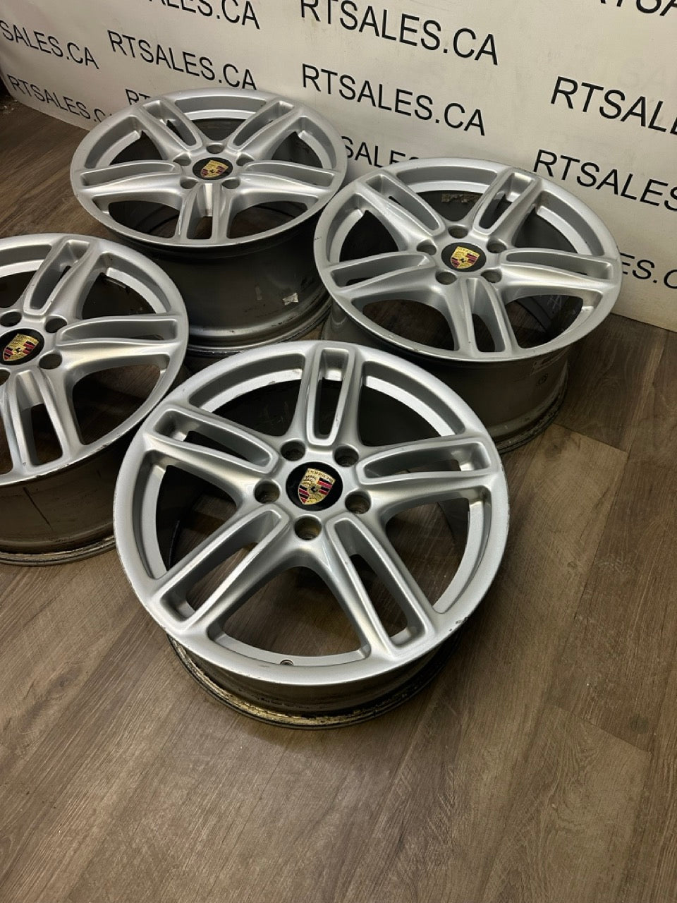19x9 19x10 Porsche OEM Staggered Rims 5x130 (Used)