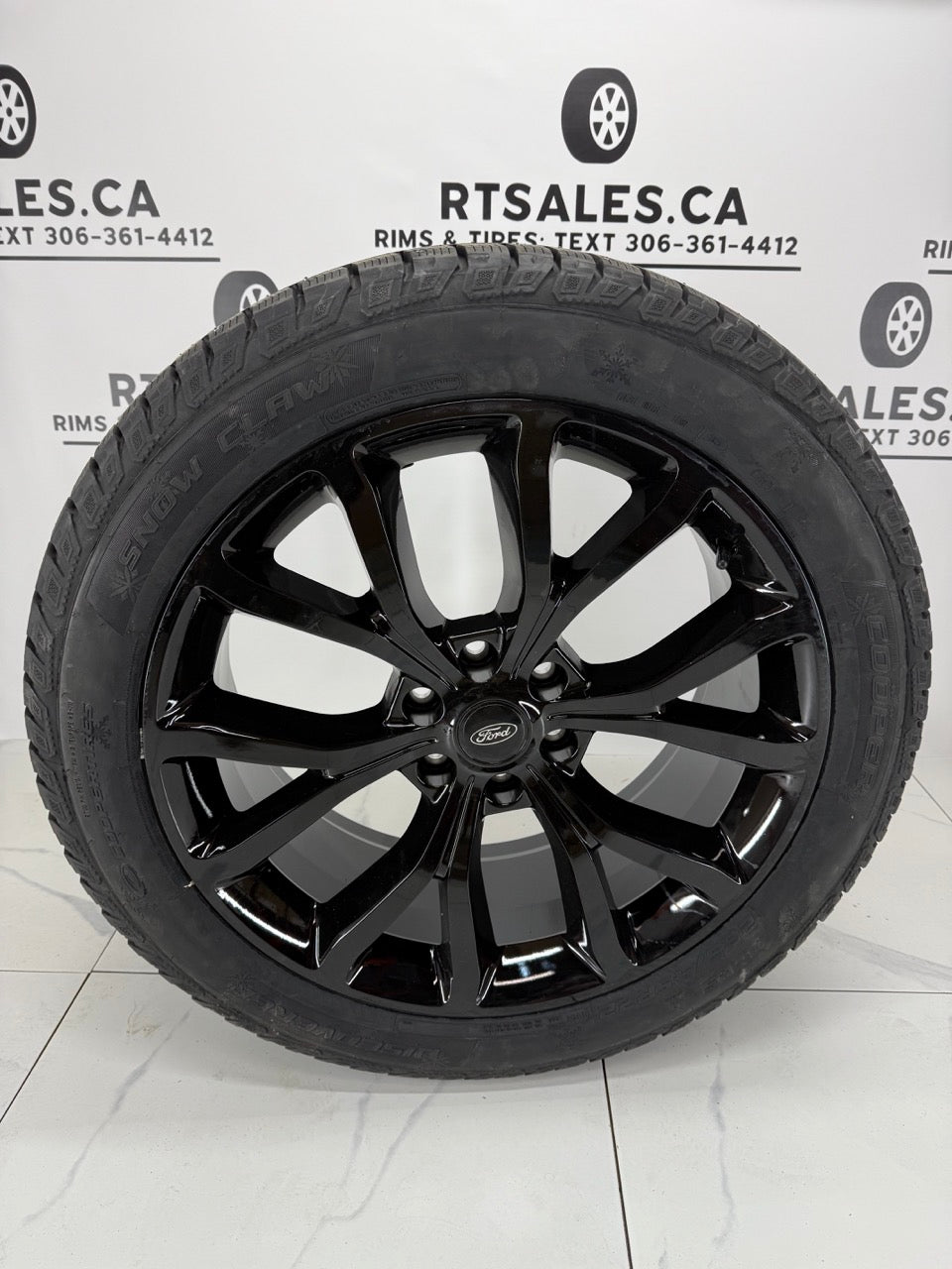 285/45/22 Cooper Winter Tires on 22" Ford F-150 Rims