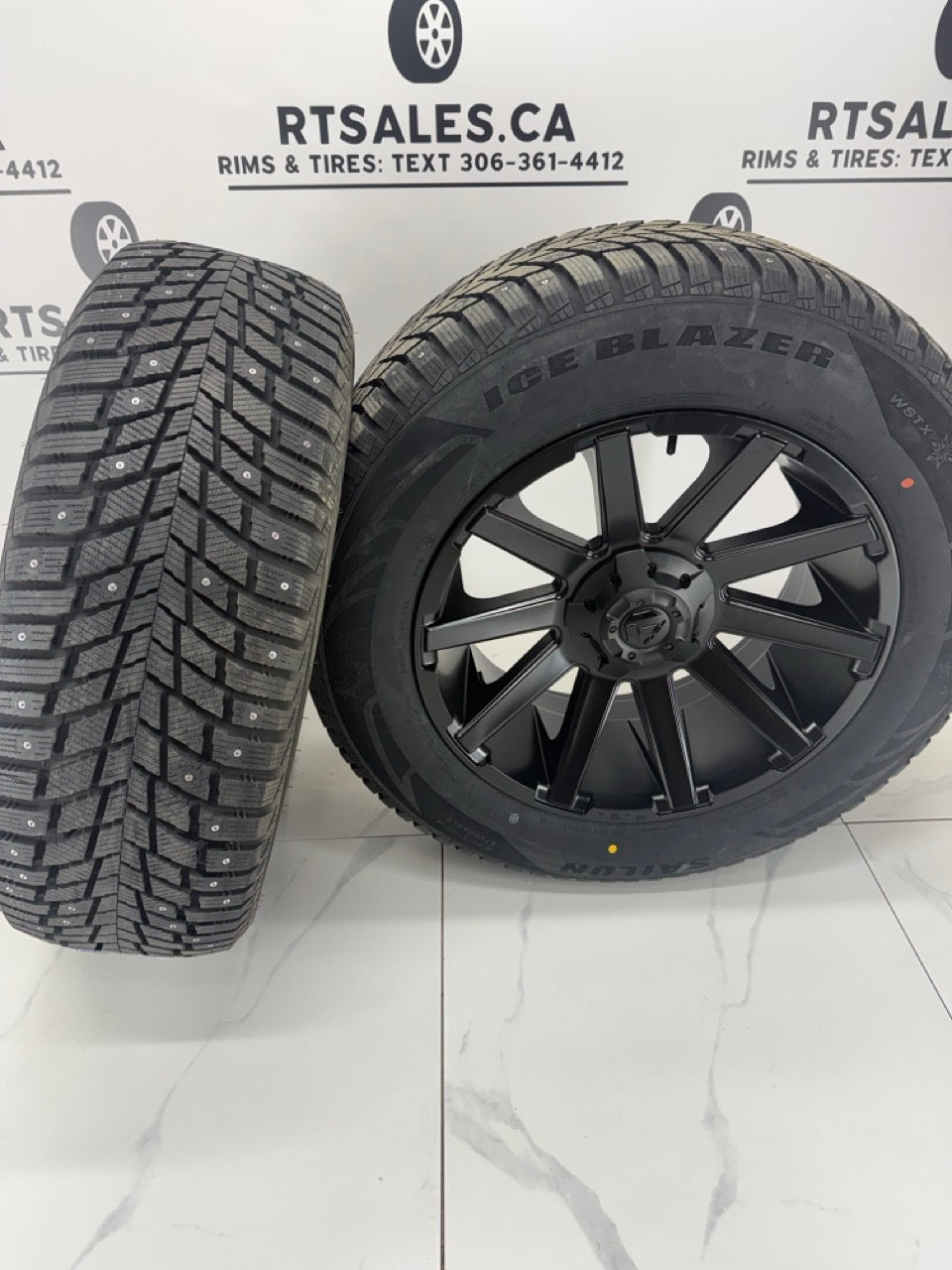 Sailun Studded Winter Tires on 20" Fuel Contra Rims 6x135/139