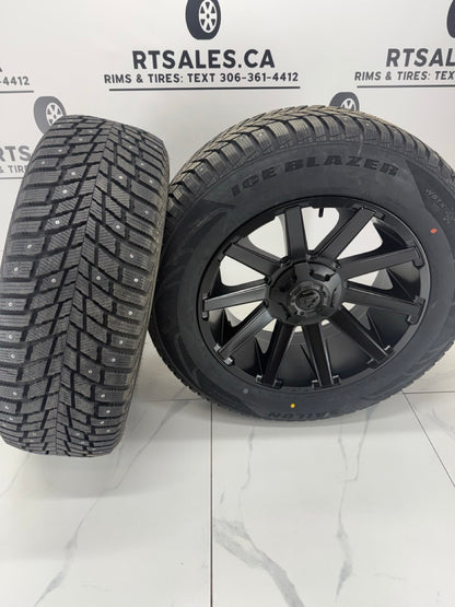 Sailun Studded Winter Tires on 20" Fuel Contra Rims 6x135/139