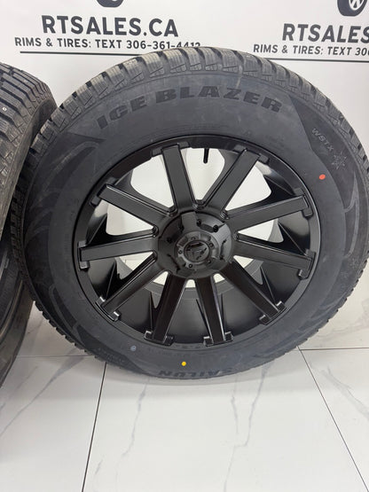 Sailun Studded Winter Tires on 20" Fuel Contra Rims 6x135/139