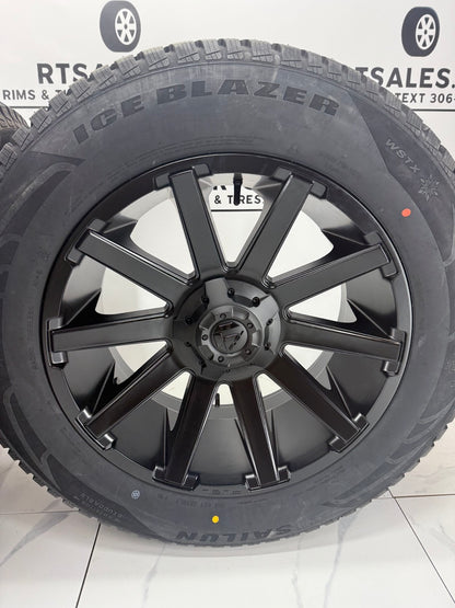 Sailun Studded Winter Tires on 20" Fuel Contra Rims 6x135/139