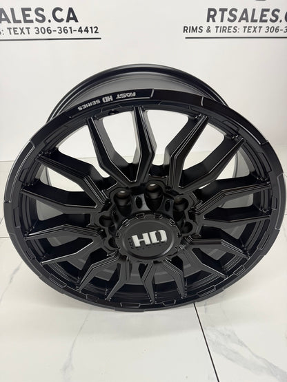 18x8.5 Fast HD Grit Rims 8×165