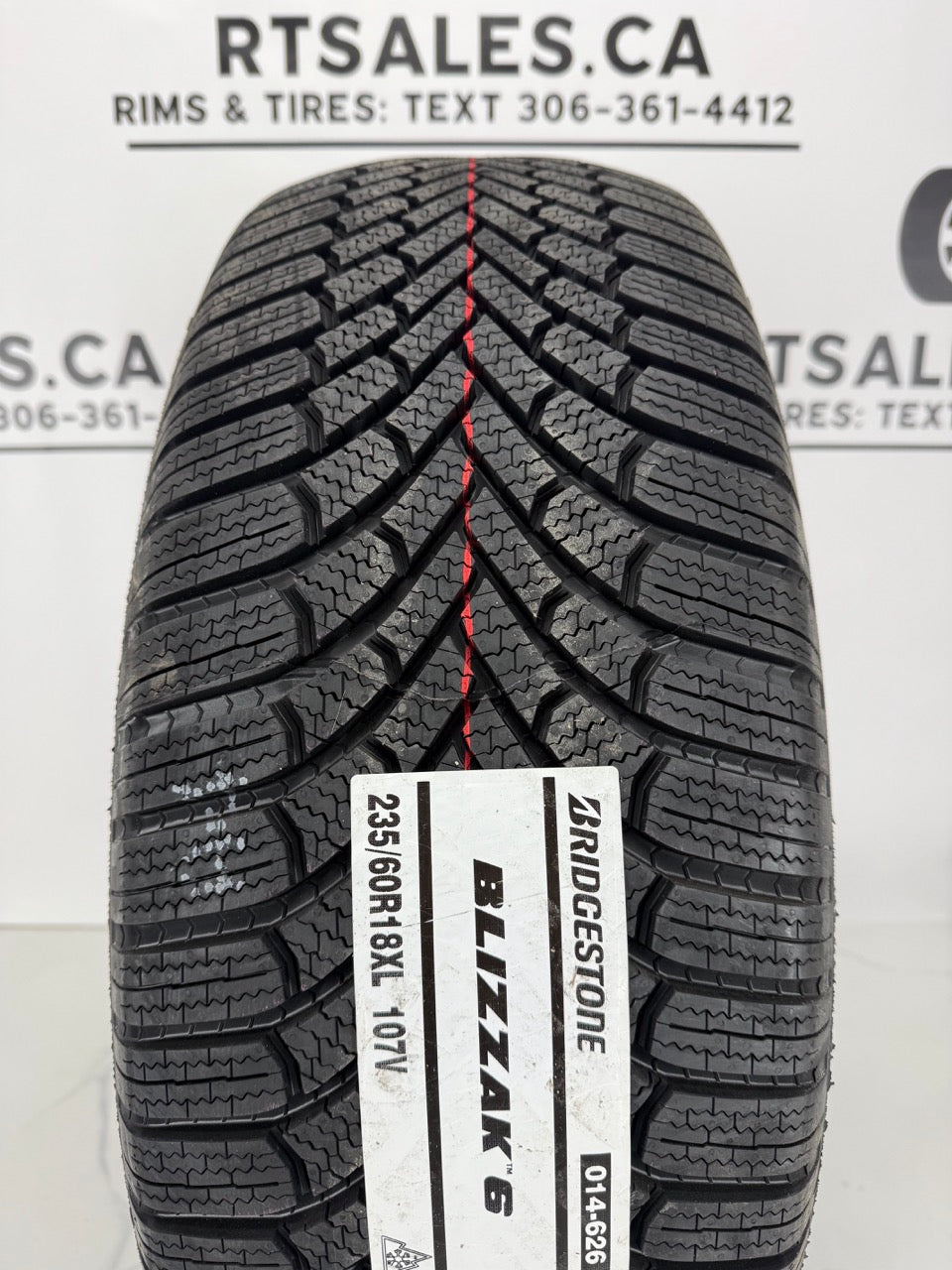 235/60/18 Bridgestone BLIZZAK 6 Winter Tires