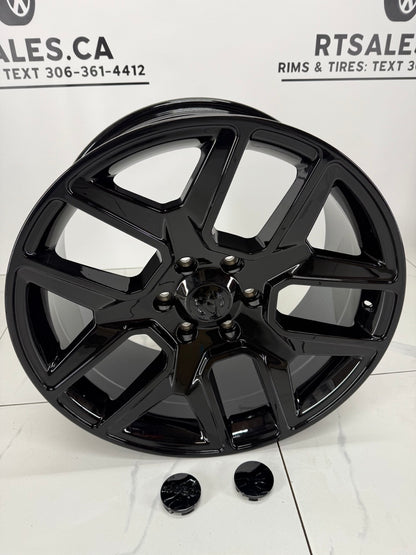 6×139.7 Black Replica Ram 1500 Rims – 18" & 20"