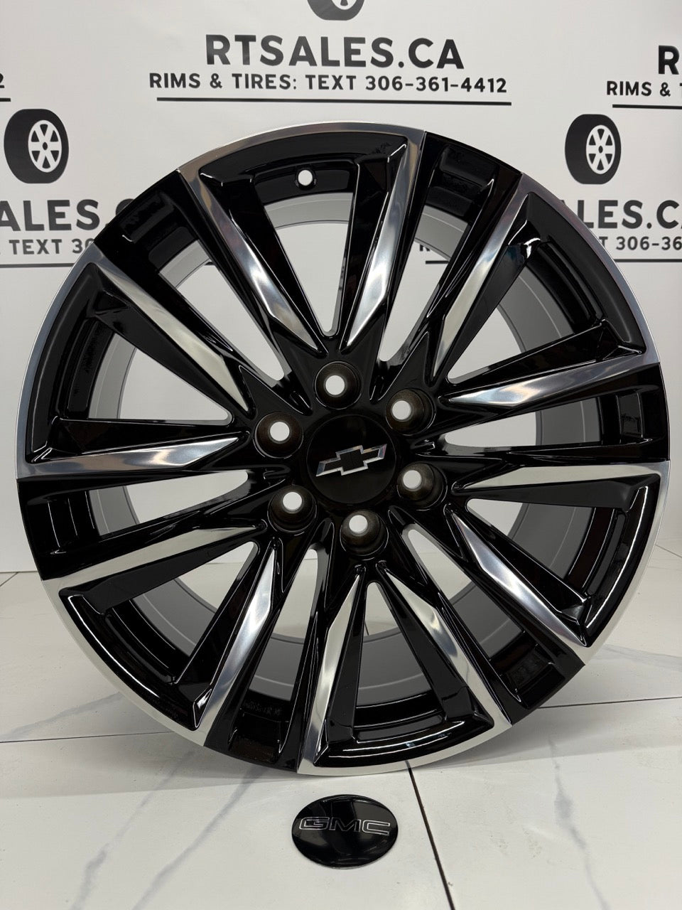 6×139.7 Black/Machined ART Replica 354 Rims – 20" & 22"