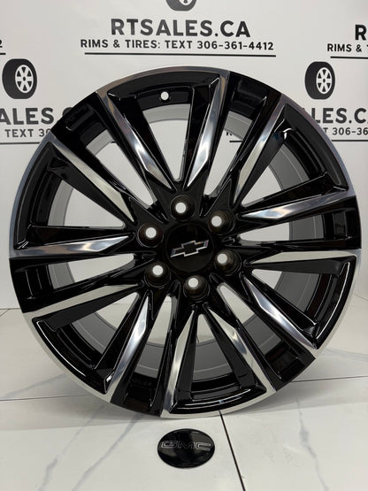 6×139.7 Black/Machined ART Replica 354 Rims – 20" & 22"