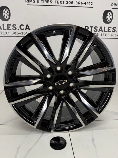 6×139.7 Black/Machined ART Replica 354 Rims – 20" & 22"