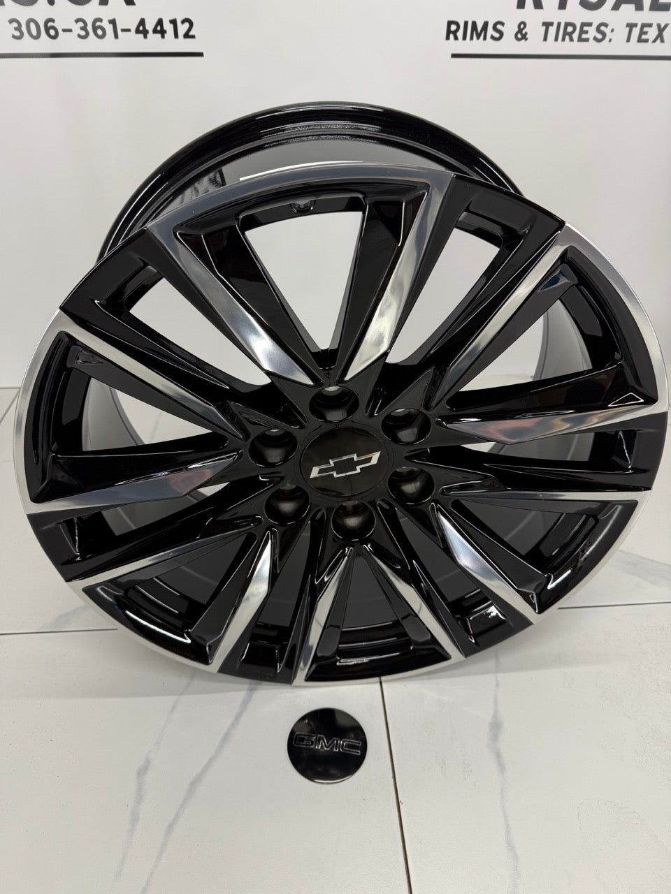 6×139.7 Black/Machined ART Replica 354 Rims – 20" & 22"