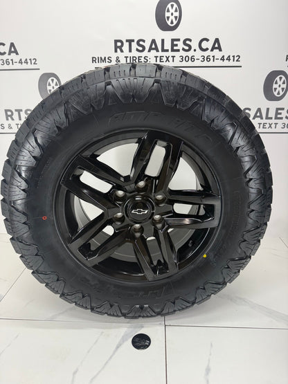265/70/17 AMP All Terrain Tires on 17" 6x139