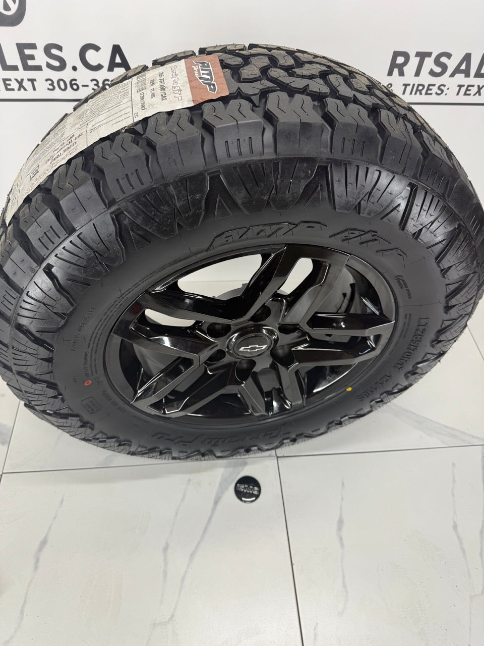 265/70/17 AMP All Terrain Tires on 17" 6x139