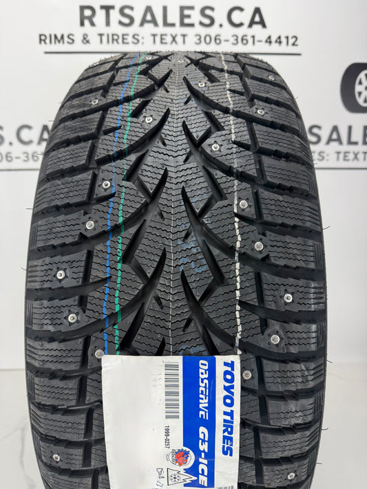 275/60/20 Toyo Observe G3-Ice (Studded) Winter Tires