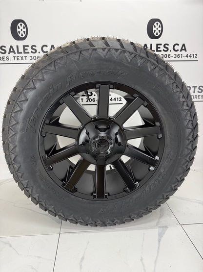 AMP Attack Tires on 20" Fuel Contra Rims 8x170