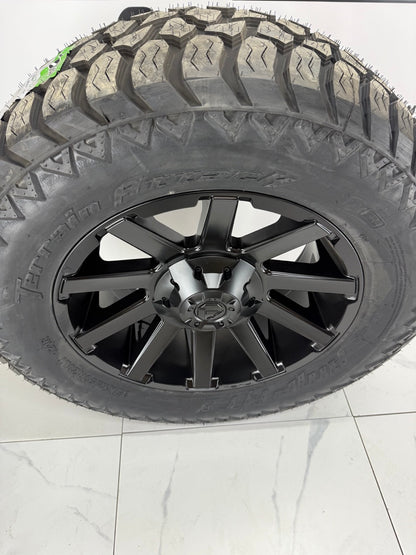 AMP Attack Tires on 20" Fuel Contra Rims 8x170