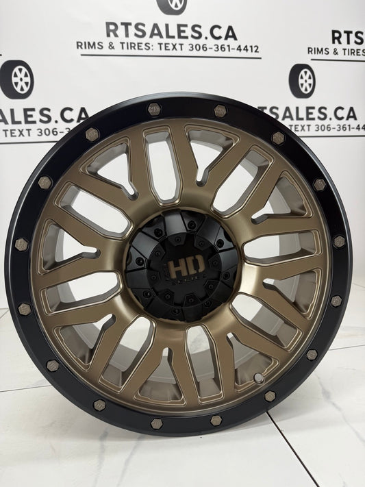 17x8 Fast HD Menace Bronze Rims 6x114/120