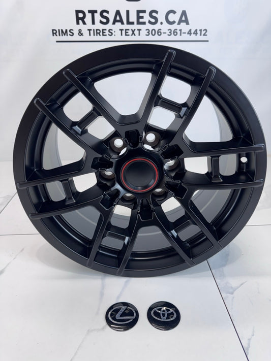 17x8 Fast Replica 258 Rims 6x139