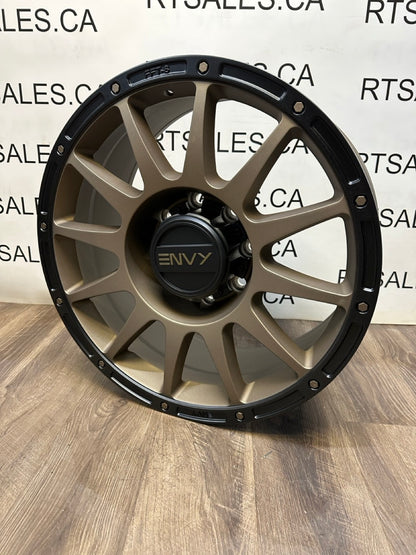 20x9 Envy Bronze Rims 8x170