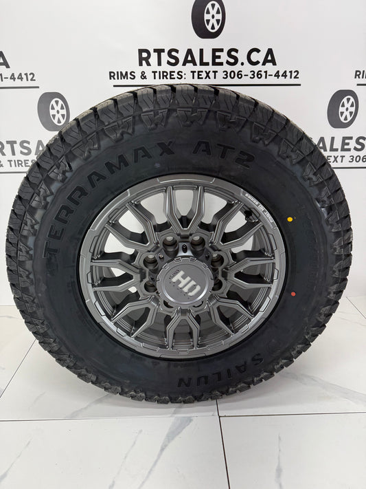 Sailun AT2 Tires on 17" 18" or 20" Fast Grit Rims 8x180