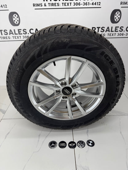 Sailun Winter tires on 17" Replica R195 Rims 5×112