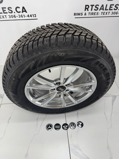 Sailun Winter tires on 17" Replica R195 Rims 5×112